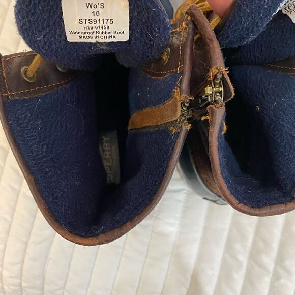 SPERRY Top-Sider Saltwater Duck Boots Women Size 10 - Picture 5 of 6
